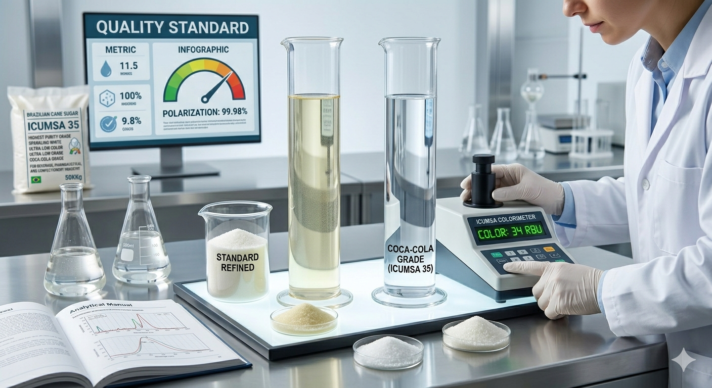 Coca-Cola grade beverage production sugar quality requirements
