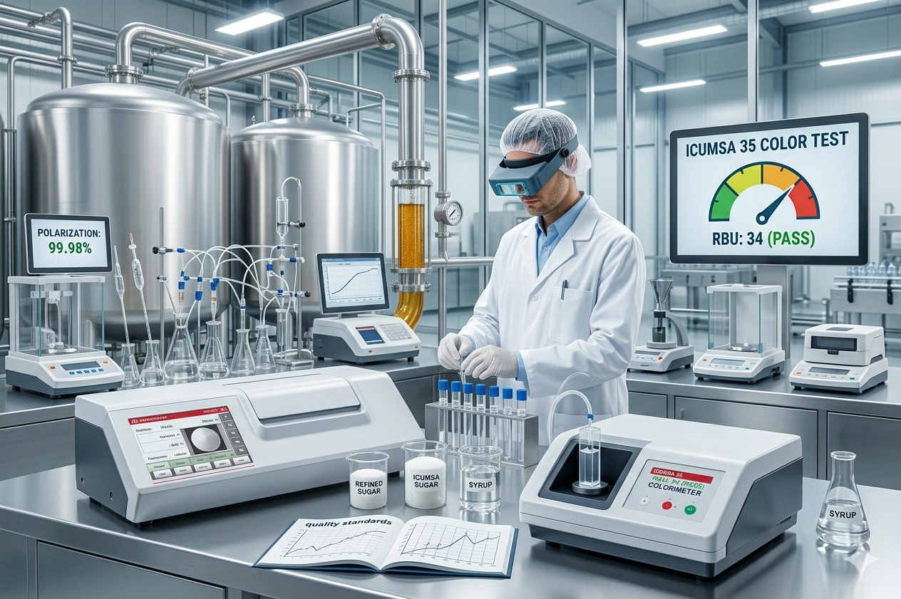 Liquid sugar syrup used in beverage manufacturing and food production